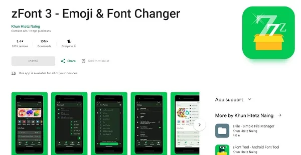 iphone font download for android