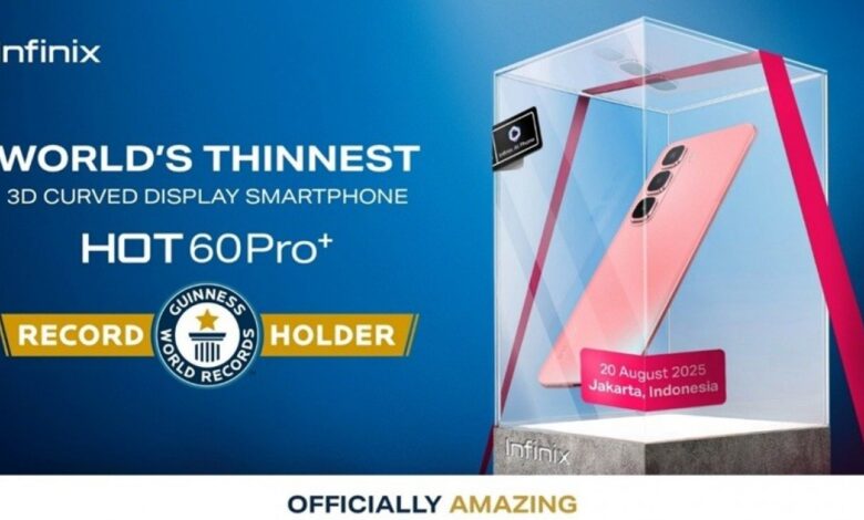 Infinix Hot 60 Pro+ bags Guinness World Record as the world's thinnest 3D curved display smartphone