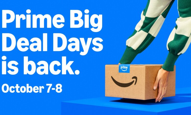Amazon's Prime Big Deal Days begin October 7th.