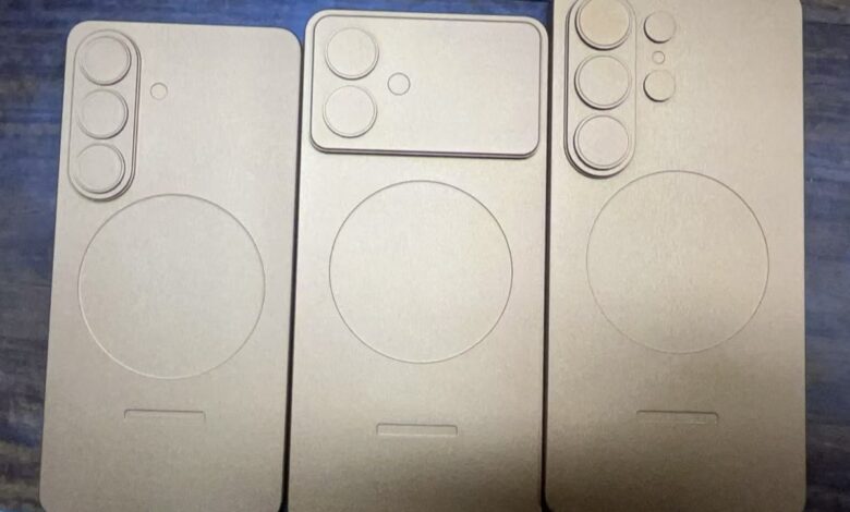 Galaxy S26 dummy models reveal redesigned look.