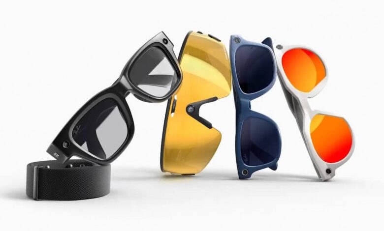 Leaked: Meta's Ray-Ban smart glasses with HUD and wristband.