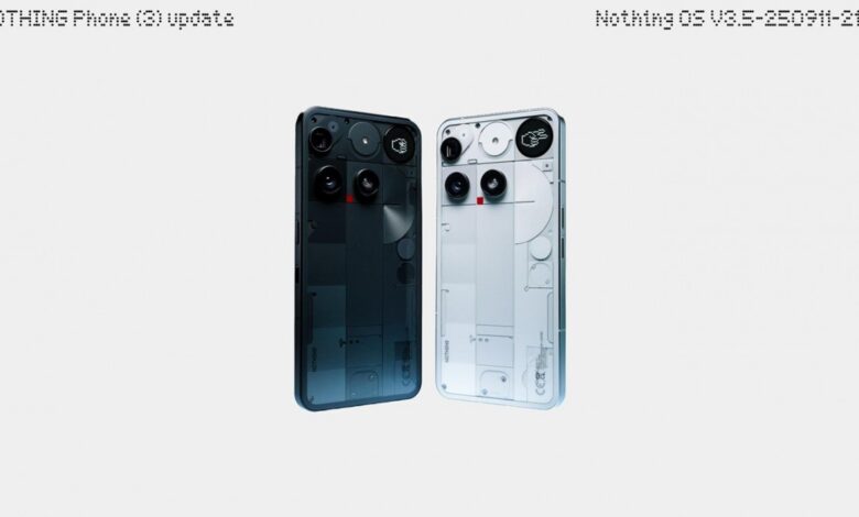 Nothing Phone (3) update boosts camera and battery.