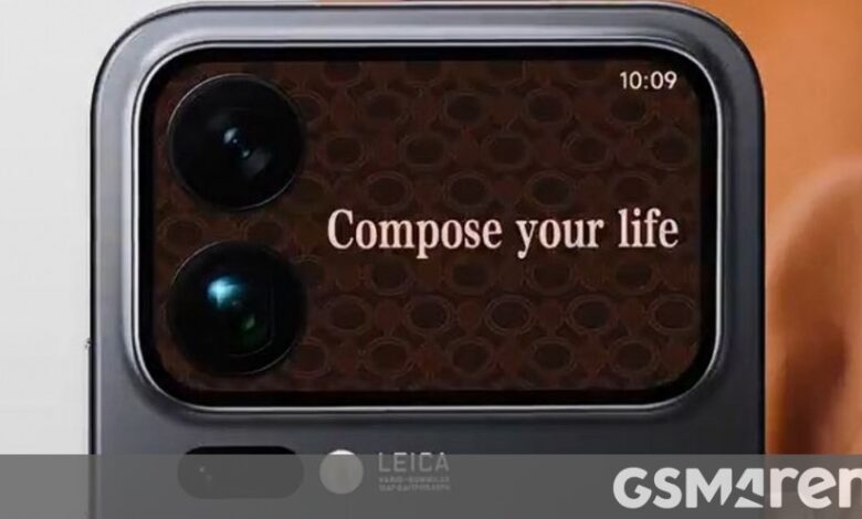 Xiaomi 17 Pro's rear screen leaks in promo video.