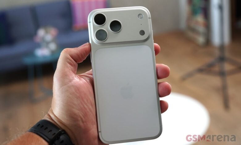 iPhone 17 Pro Max review underway.