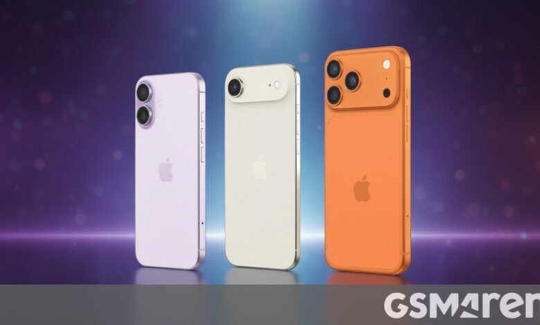 iPhone 17 and Air 3D models revealed.