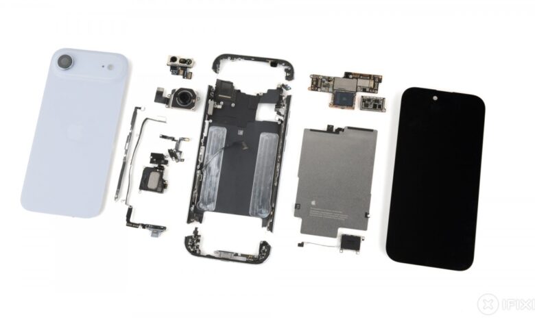 iPhone Air: Easy to repair, plus a neat surprise.