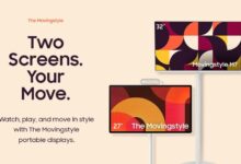 Samsung Unveils Portable Movingstyle Monitors: 27" and 32" Sizes.