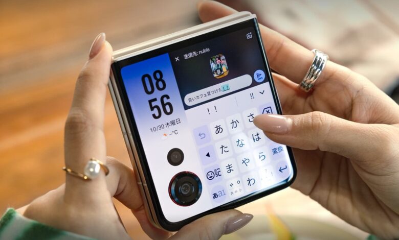 Nubia Flip3: Stylish Foldable with Powerful Chip and Big Cover.