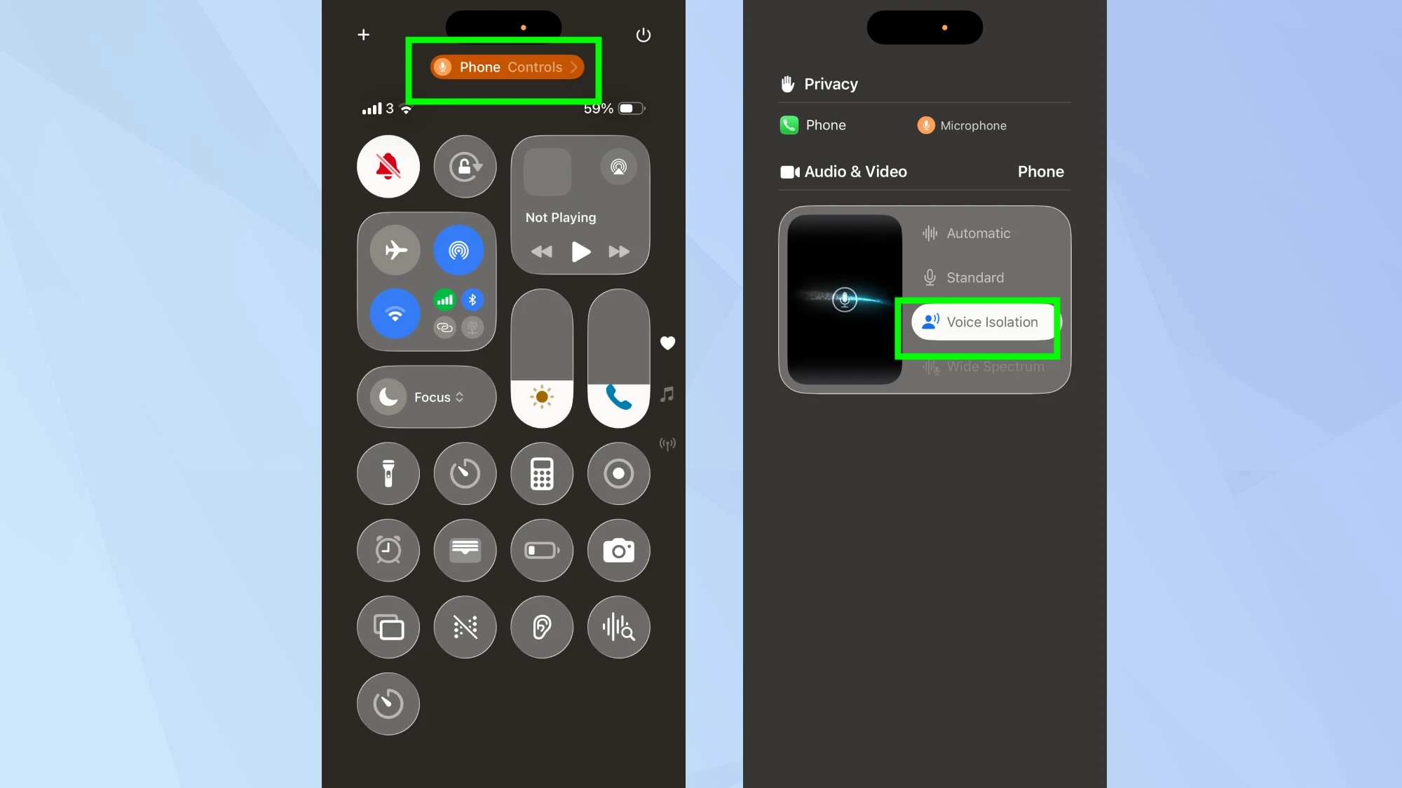 How to set up Voice Isolation on iPhone