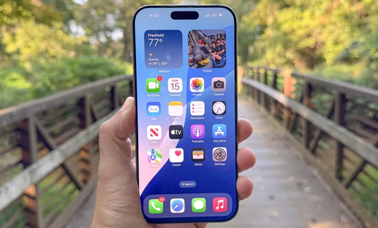 iPhone 16 Pro Max shown in hand