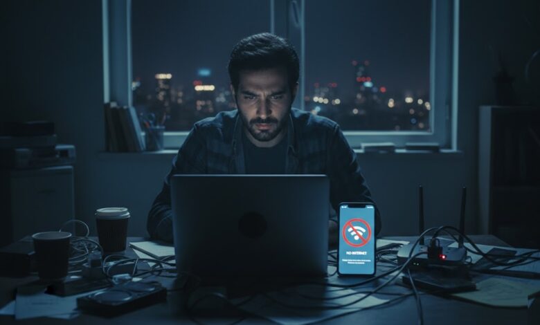 Freelance Project Demand Plummets 96% Amid Internet Blackout