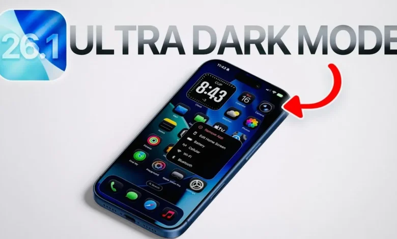 How to Enable and Optimize Ultra Dark Mode on iOS 26.1 - Geeky Gadgets